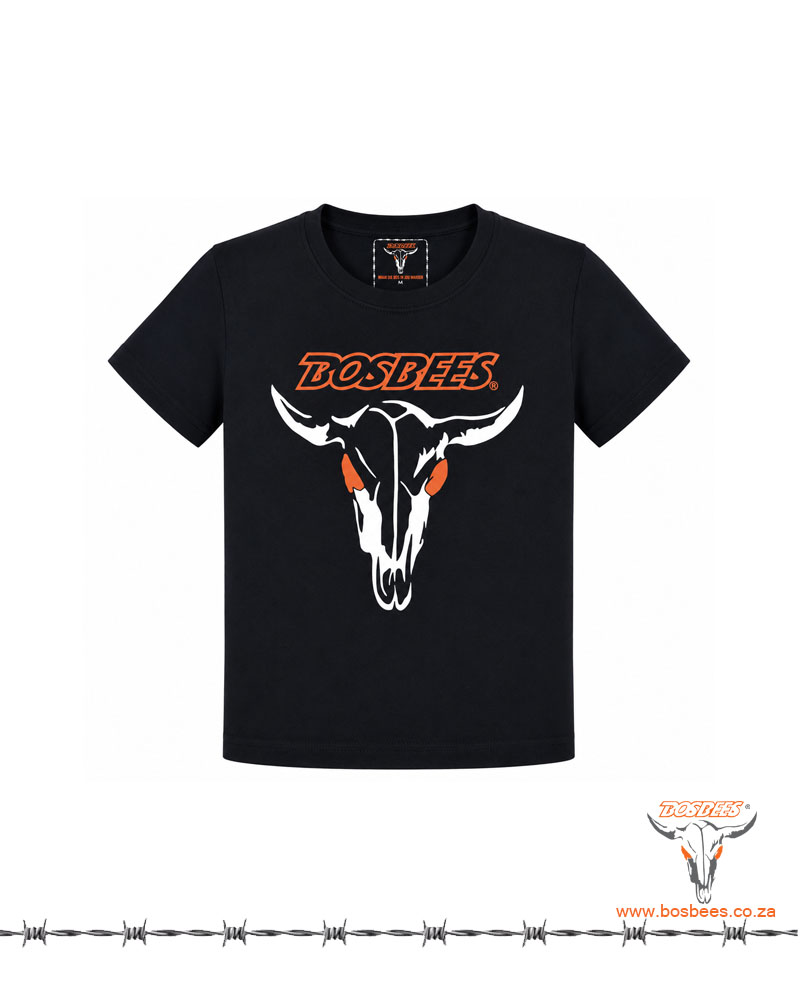 Bosbees Kids Swart T-Hemp